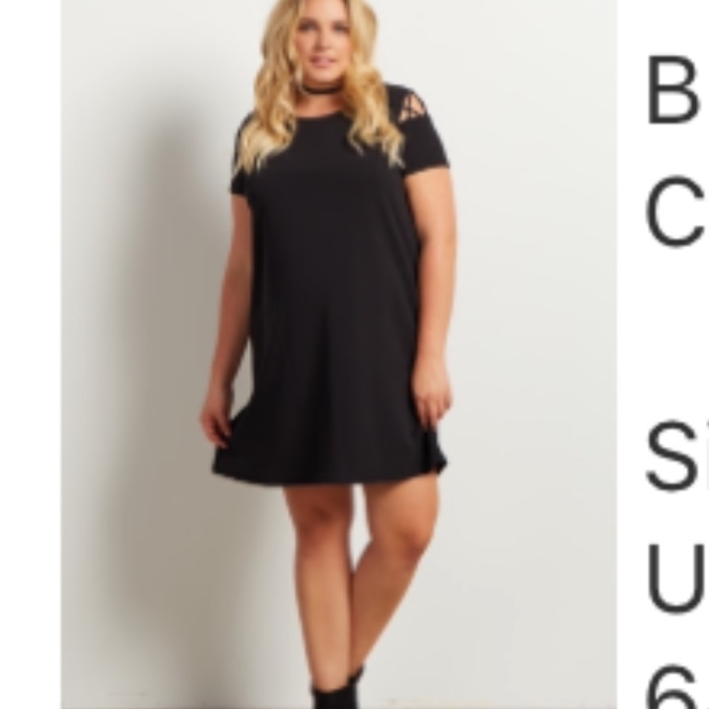Pink blush plus maternity dress